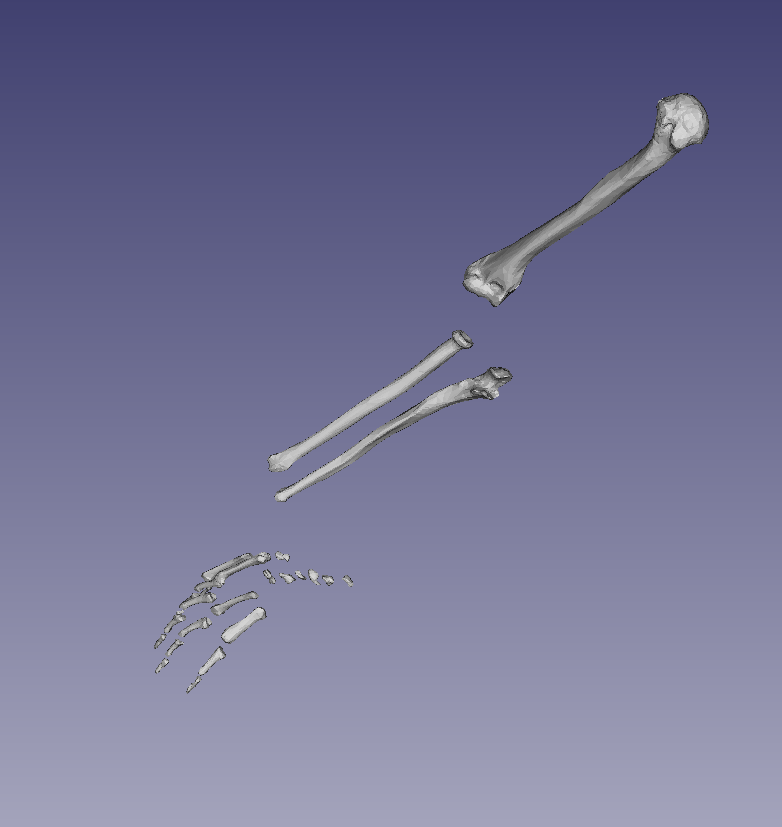 publicly available 3D printable hand and arm